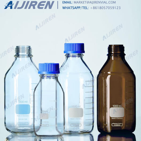 Iso9001 media reagent bottle 500ml with narrow mouth in clear